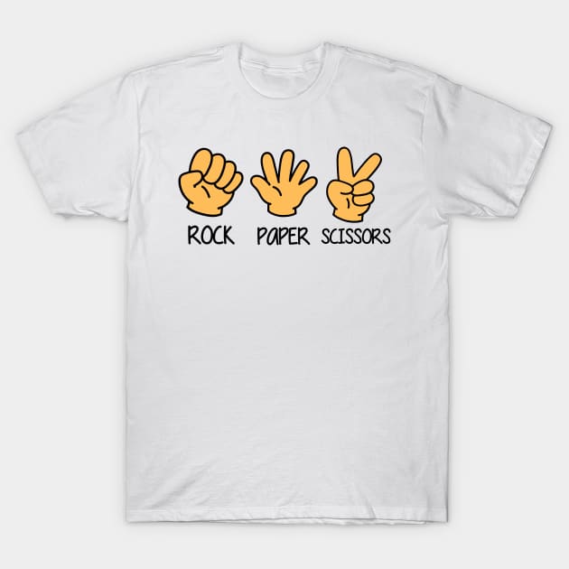 Rock paper scissors T-Shirt by samsamteez